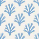 Scandi Coastal Coral Blue and White
