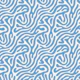 Calm Coastal Abstract Curves Blue White