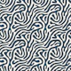 Calm Coastal Abstract Curves Navy White