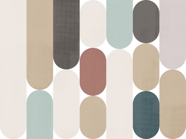 Mid Century Rounded Columns