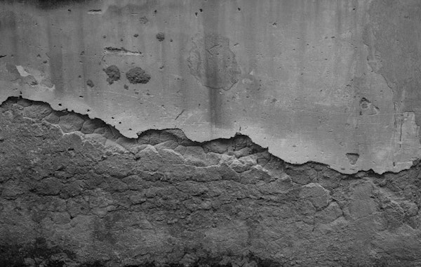 Rustic Stone Wall Napoli 2 - Yin Yang - BW