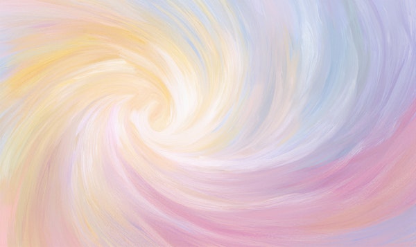 Pastel Swirl Abstract Mural
