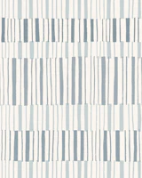 bauhaus broken stripes - faded blue tapete