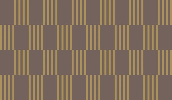 Artisan Geometric Stripes Truffle Brown
