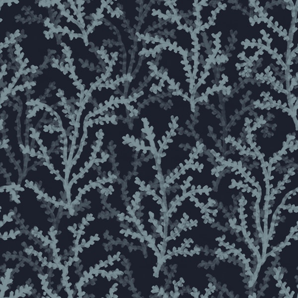 Painted Coraline Slate Gray Dark