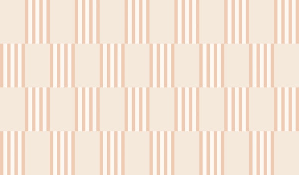 Soft Cream Artisan Minimalist Stripes