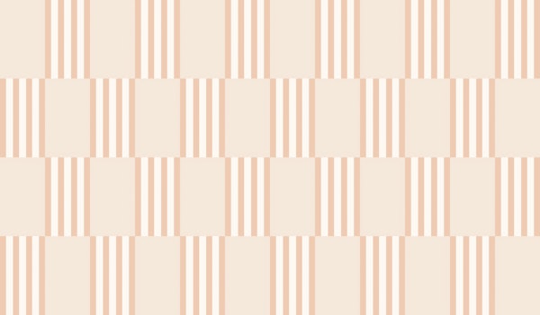 Soft Cream Artisan Minimalist Stripes
