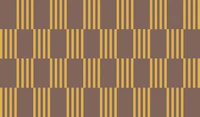 Bold Artisan Stripes Minimalist Warm Brown tapeta