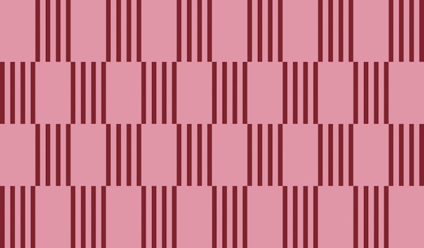 Cherry Blush Artisan Minimalist Stripes