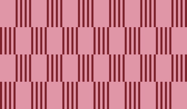 Cherry Blush Artisan Minimalist Stripes