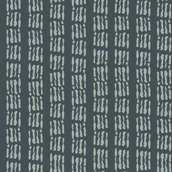 Deep Green Dash Grid