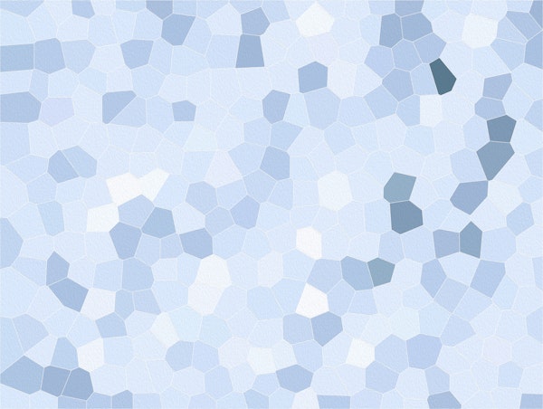 Ice Blue Mosaic Tiles
