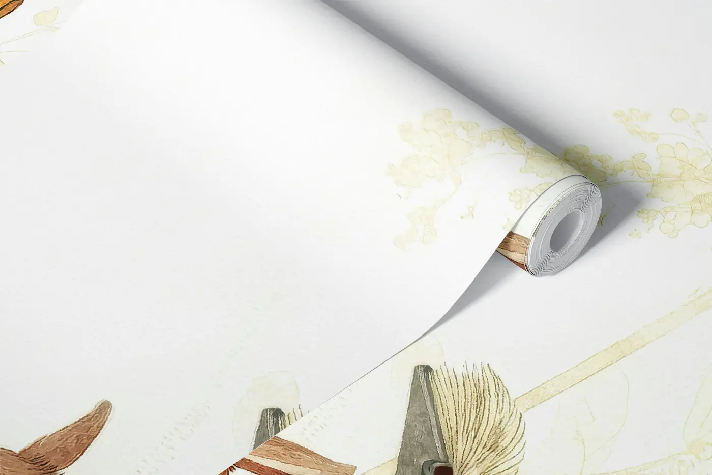 Forest School Animals Mural wallpaper roll