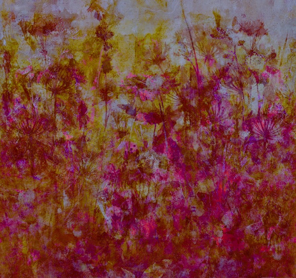 Magenta Meadow Watercolor