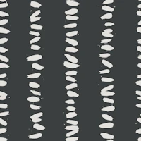 Organic Stone Pebble Stripe Black tapetas