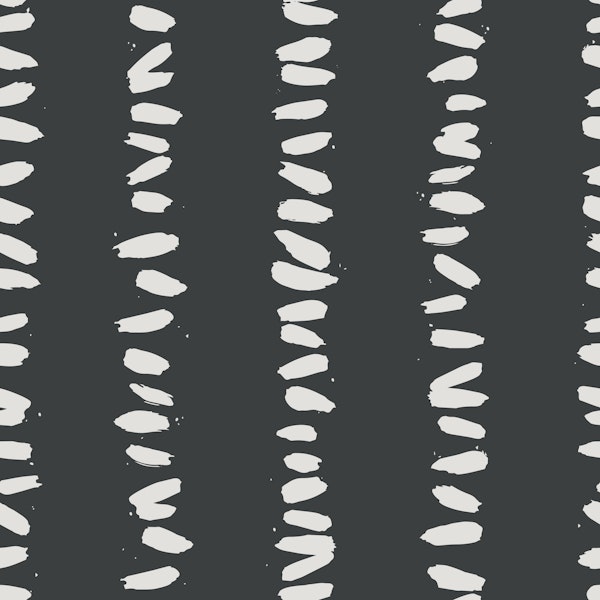 Organic Stone Pebble Stripe Black