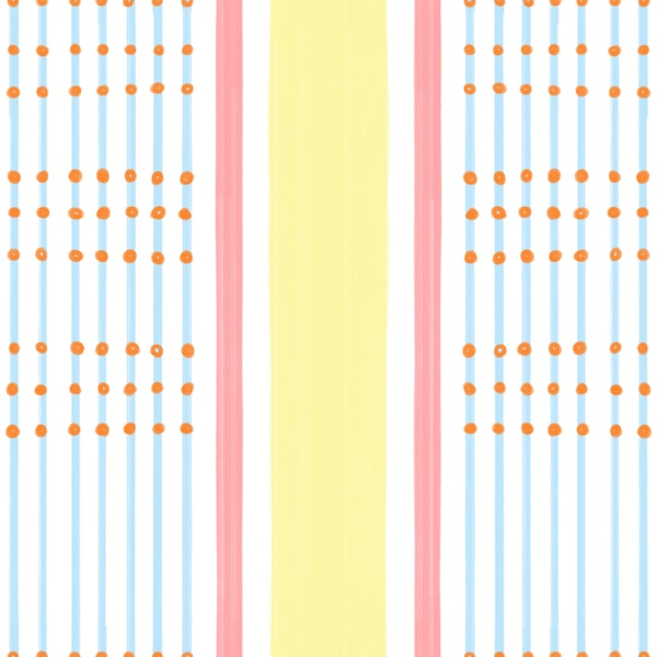 Pastel Striped Dots Vertical Pattern