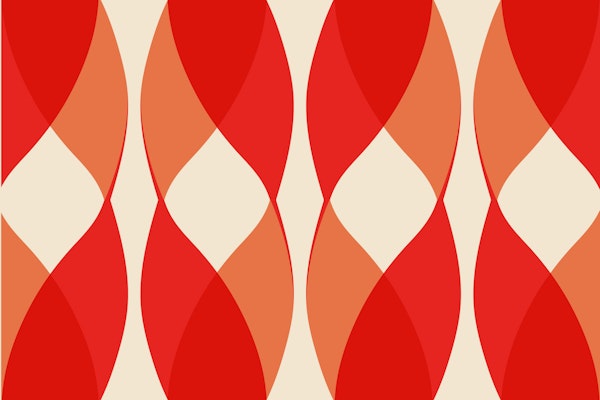 Vibrant Modern Wave Art