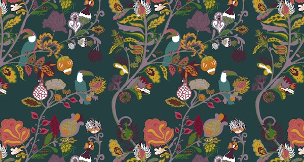 Toucans Indienne in Warm Tones