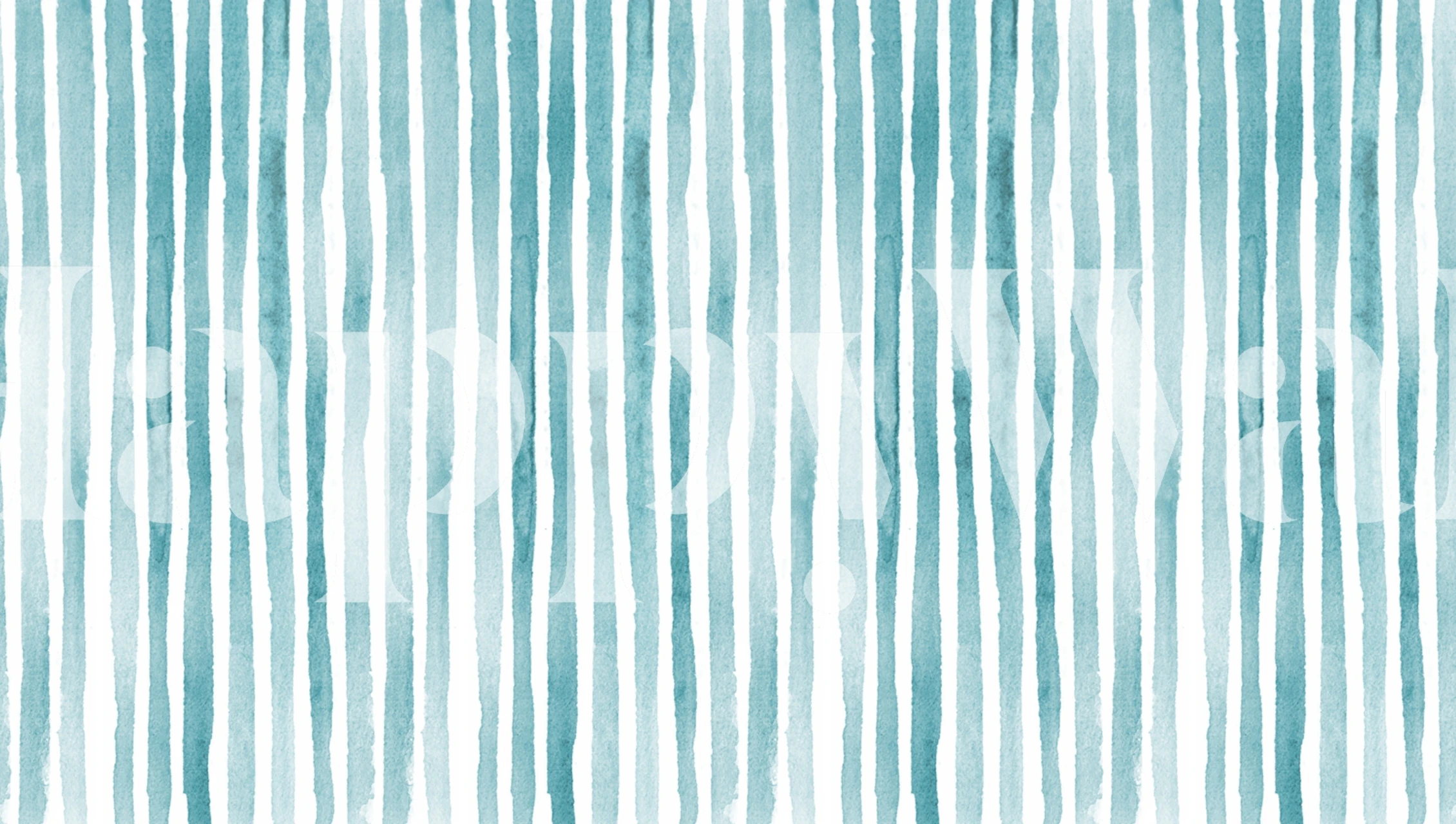 Fresh striped wallpaper design in a room