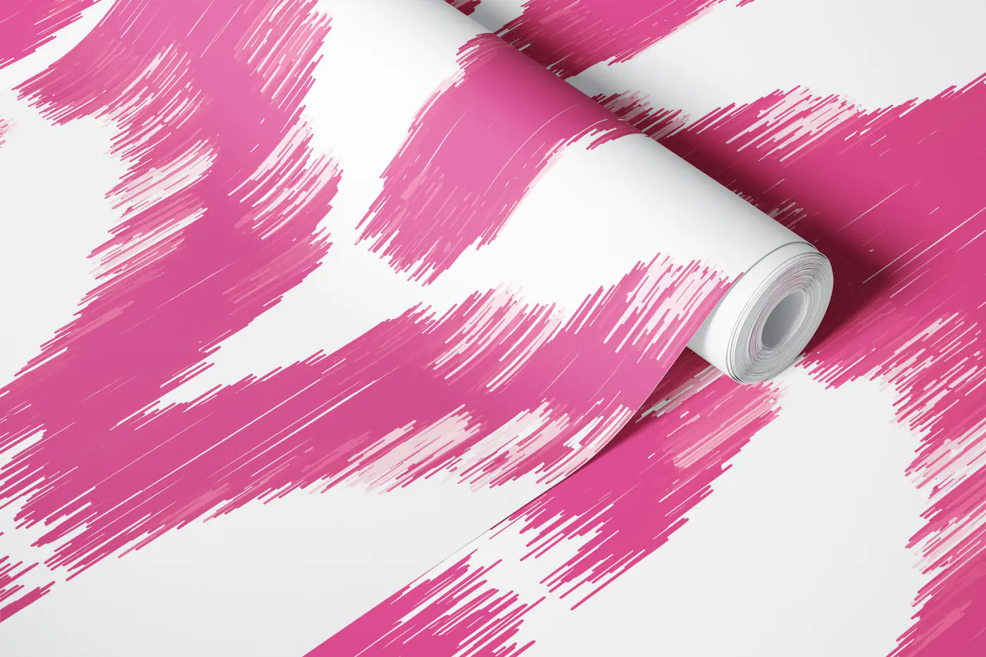 Pink Ikat Arch wallpaper roll