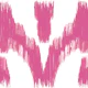 Pink Ikat Arch
