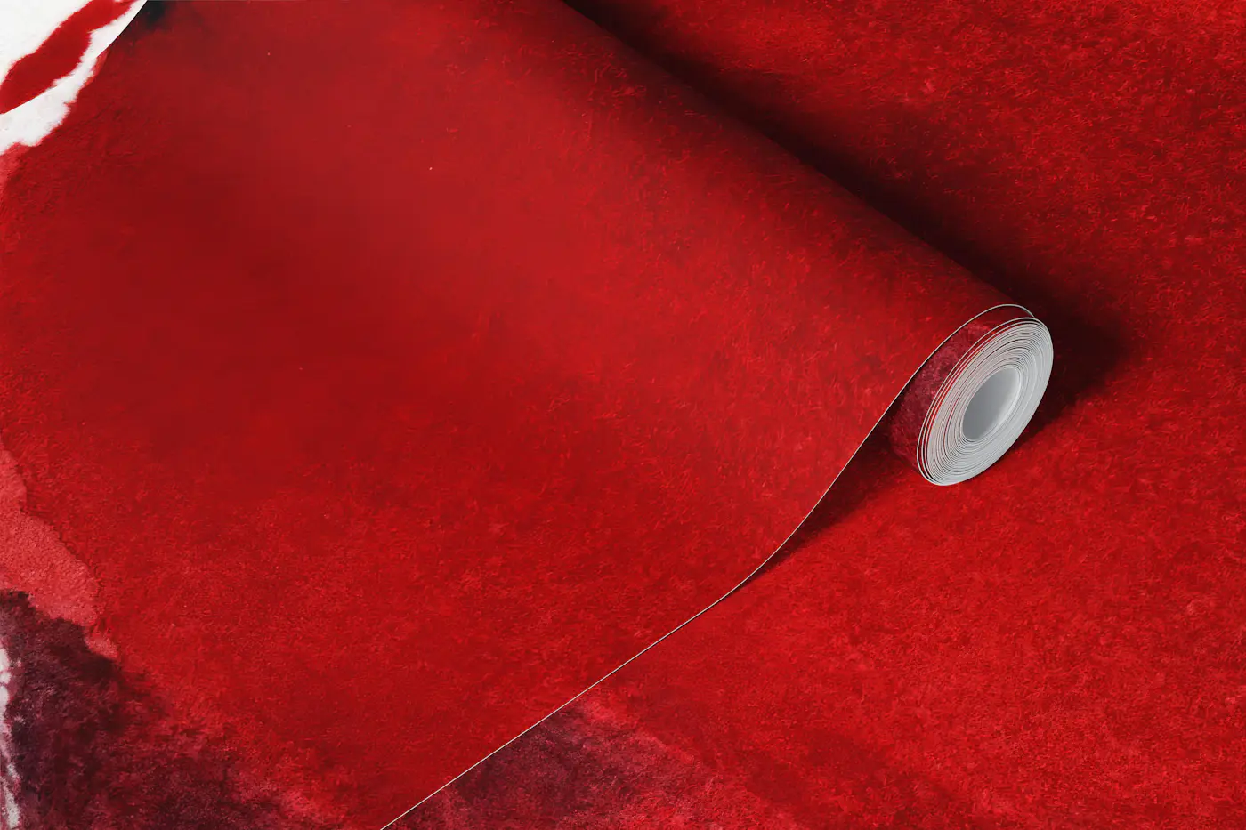Crimson Poppy Splash wallpaper roll