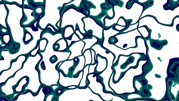 Vibrant Modern Art Shape