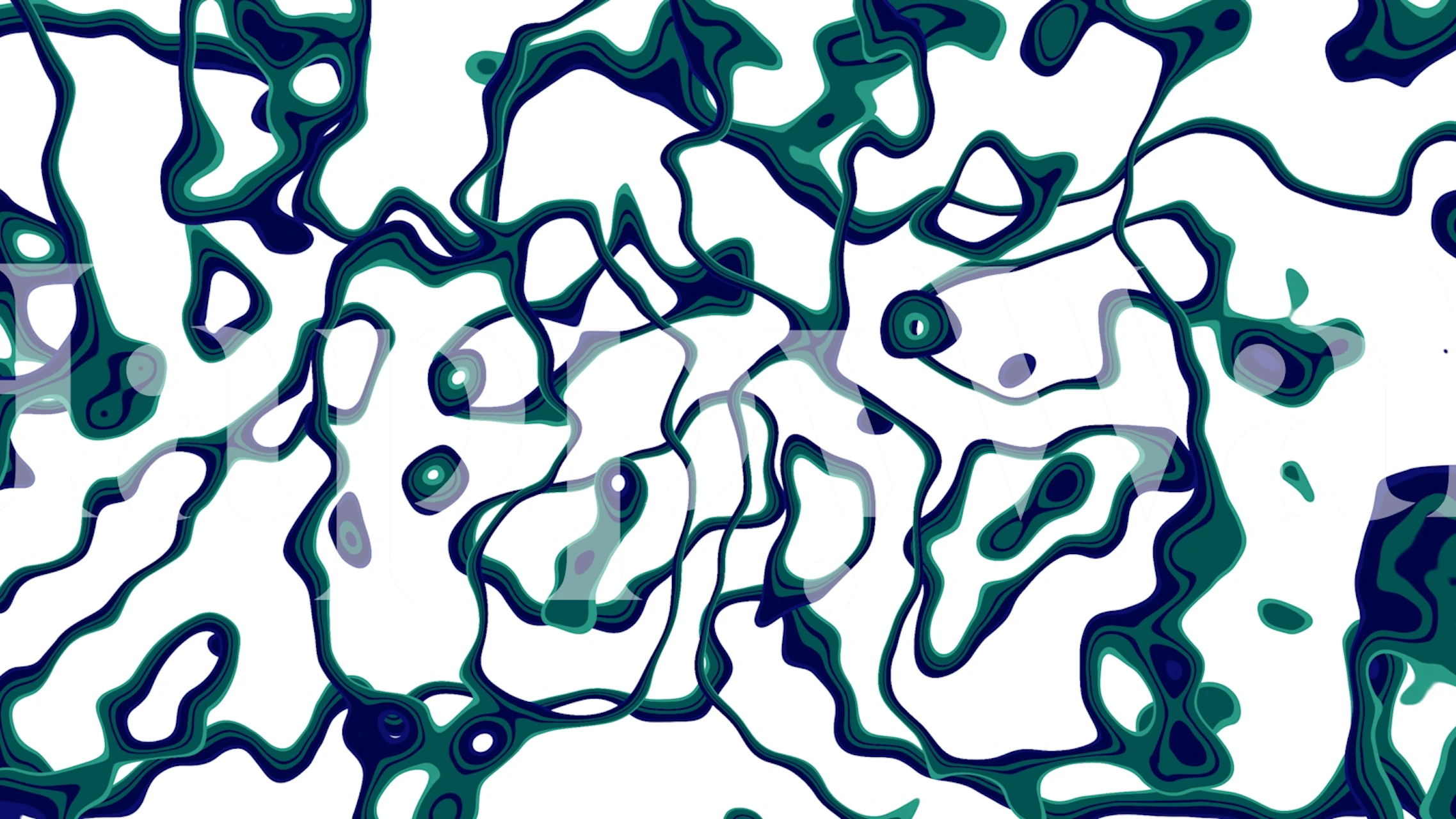 Färgstark modern konsttapet i ett stilrent rum