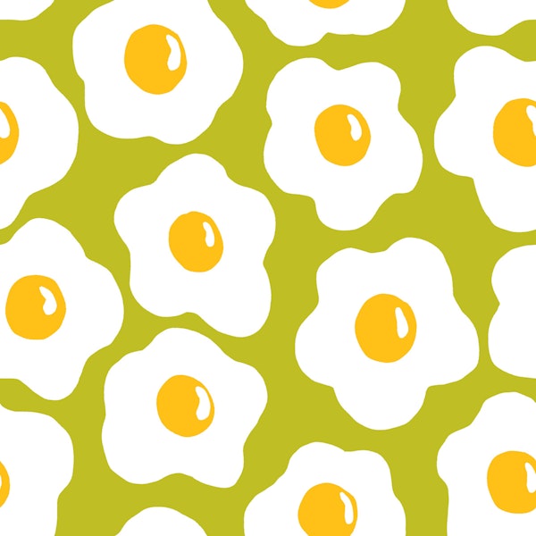 Sunny Fried Eggs Green