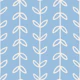 Botanical Tendril Stripes Baby Blue