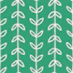 Botanical Tendril Stripes Teal Green