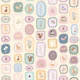 Cute Pet and Flowers Gallery Doodle Frames