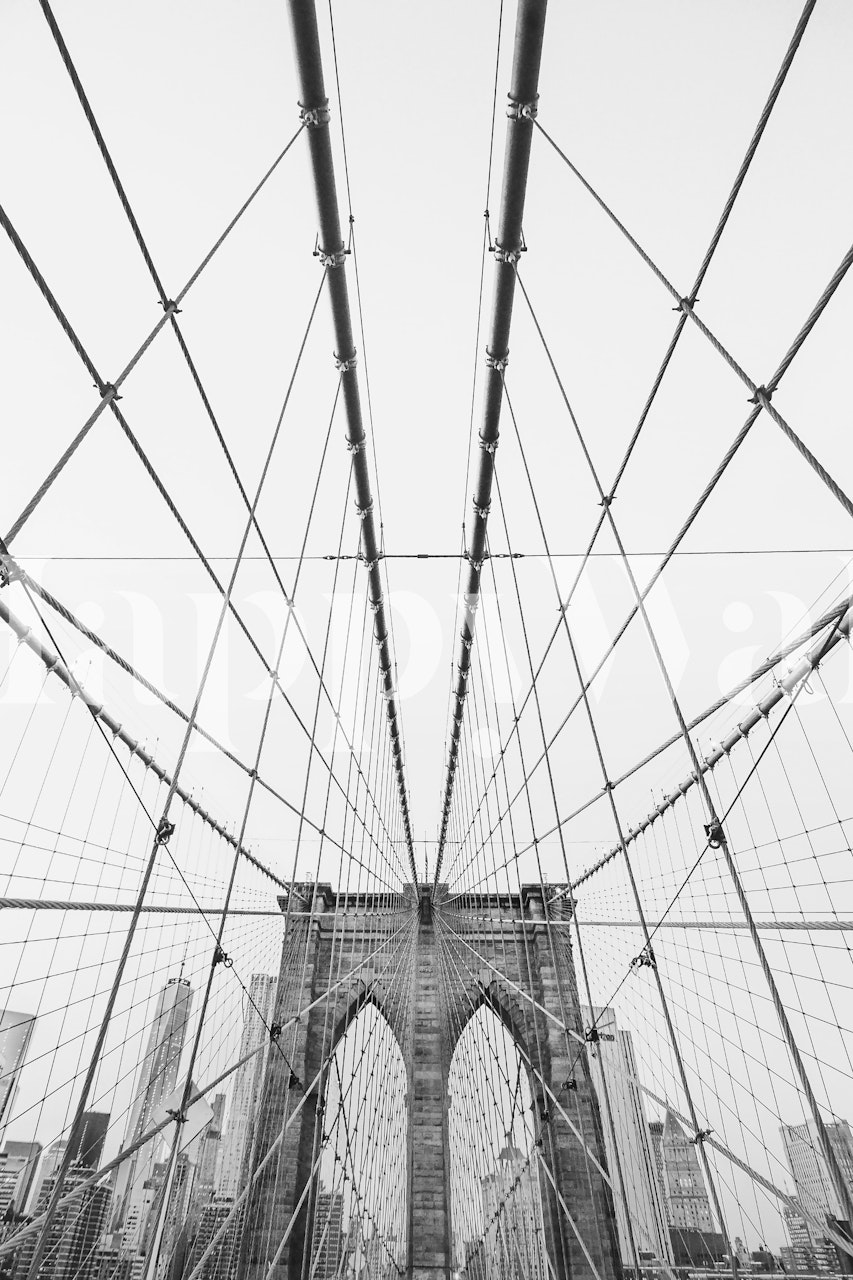 Bridge tapet visad i ett rum