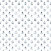 Anaya indigo blue white block print flowers behang