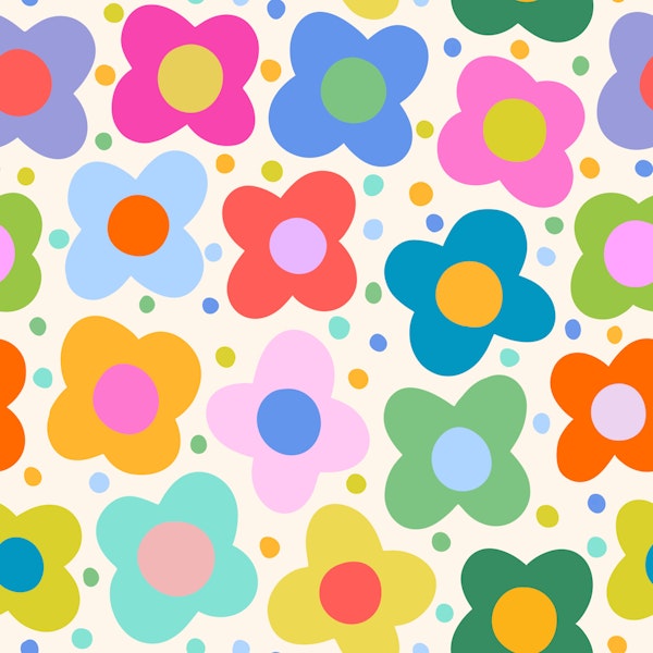 Retro Daisy Confetti