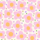 Soft Pink Floral Pop confetti
