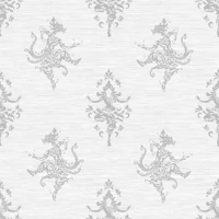 dancing Dakini on LinenTexture silver grey tapetit