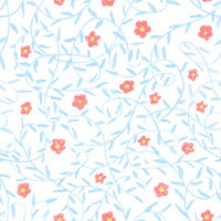 Delicate Floral Vine Ditsy Pattern wallpaper