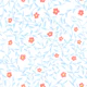 Delicate Floral Vine Ditsy Pattern