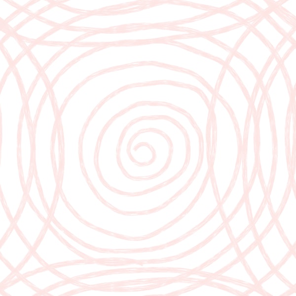 Blush Spiral Line Abstract Pattern