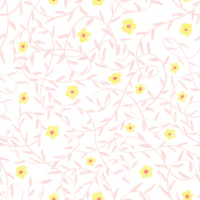 Blush Pink Vine Floral Pattern wallpaper