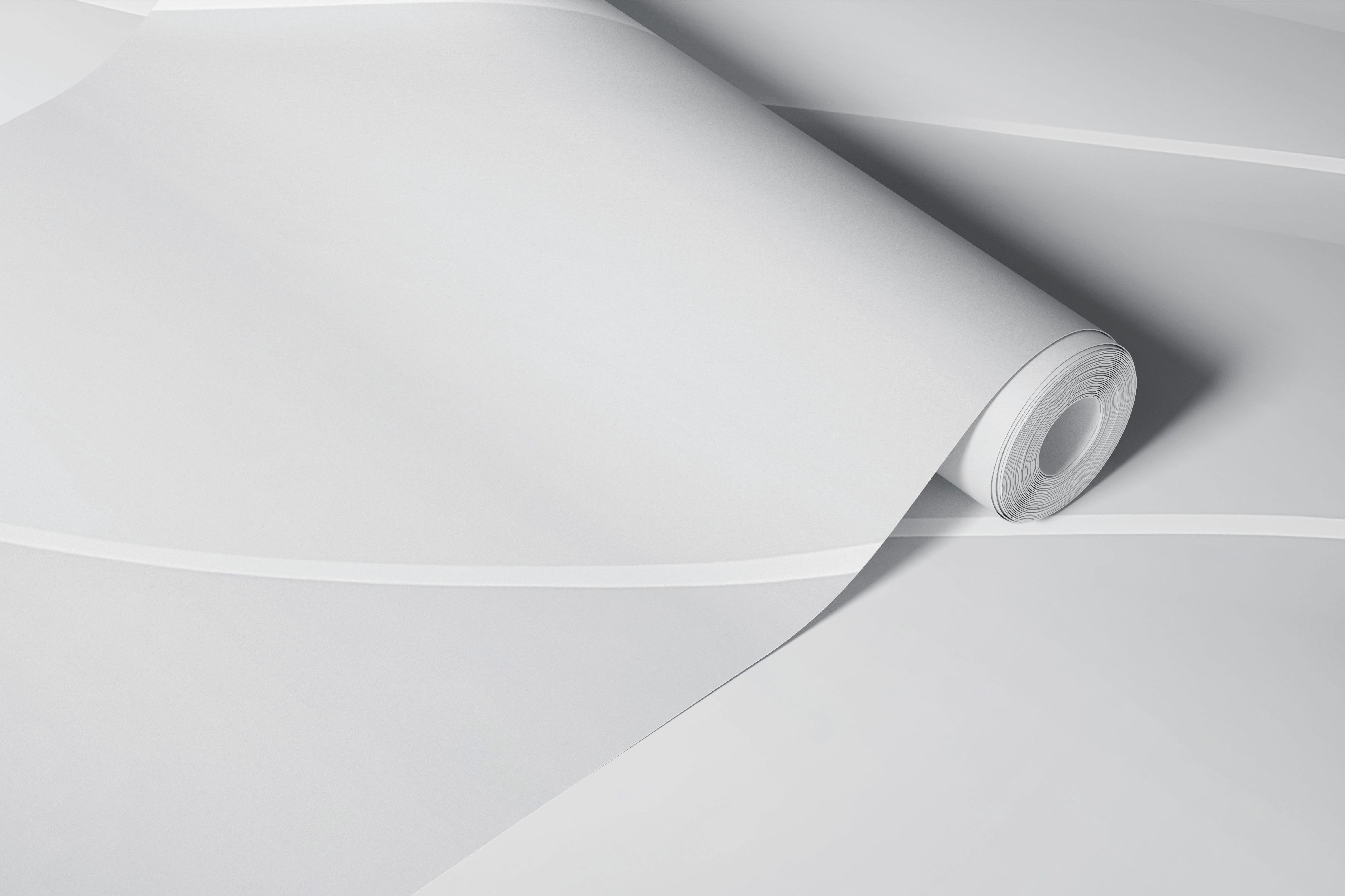 Modern White Wave Relief wallpaper in a room