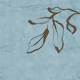 Japandi Inky Macro Leaves - Soft Teal