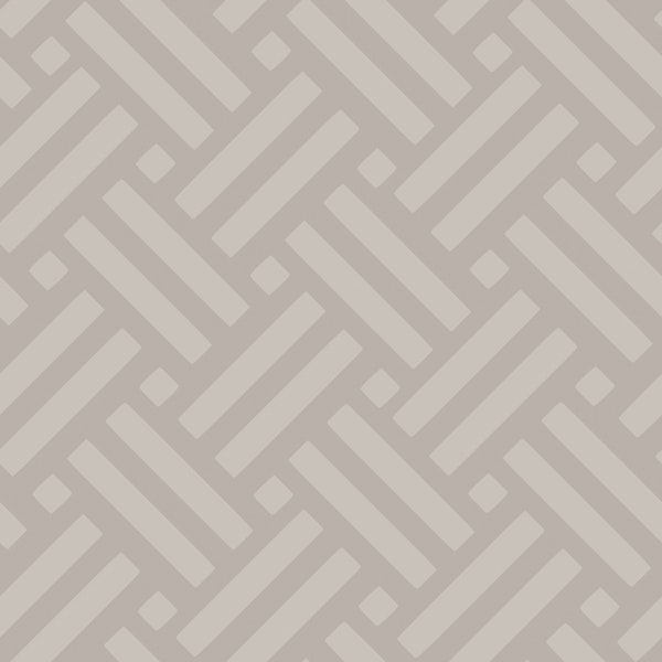 Scandinavian Taupe Geometry Pattern L