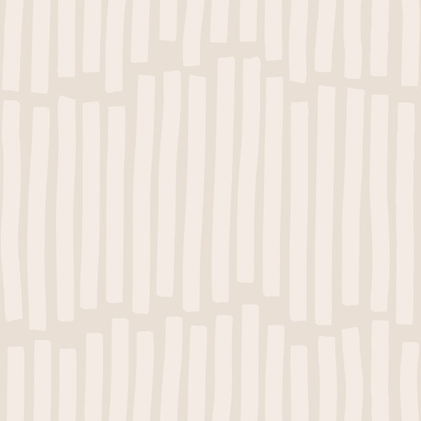 Warm Ivory Abstract Stripes Pattern L