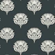 Midnight Botanical Damask