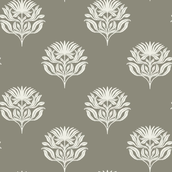 Vintage Botanical Damask