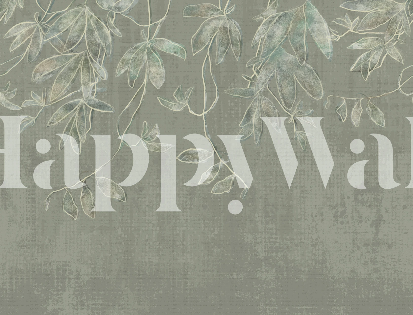 Hanging Garden in Sage behang