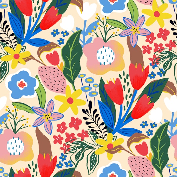 Scandinavian Floral Bouquet